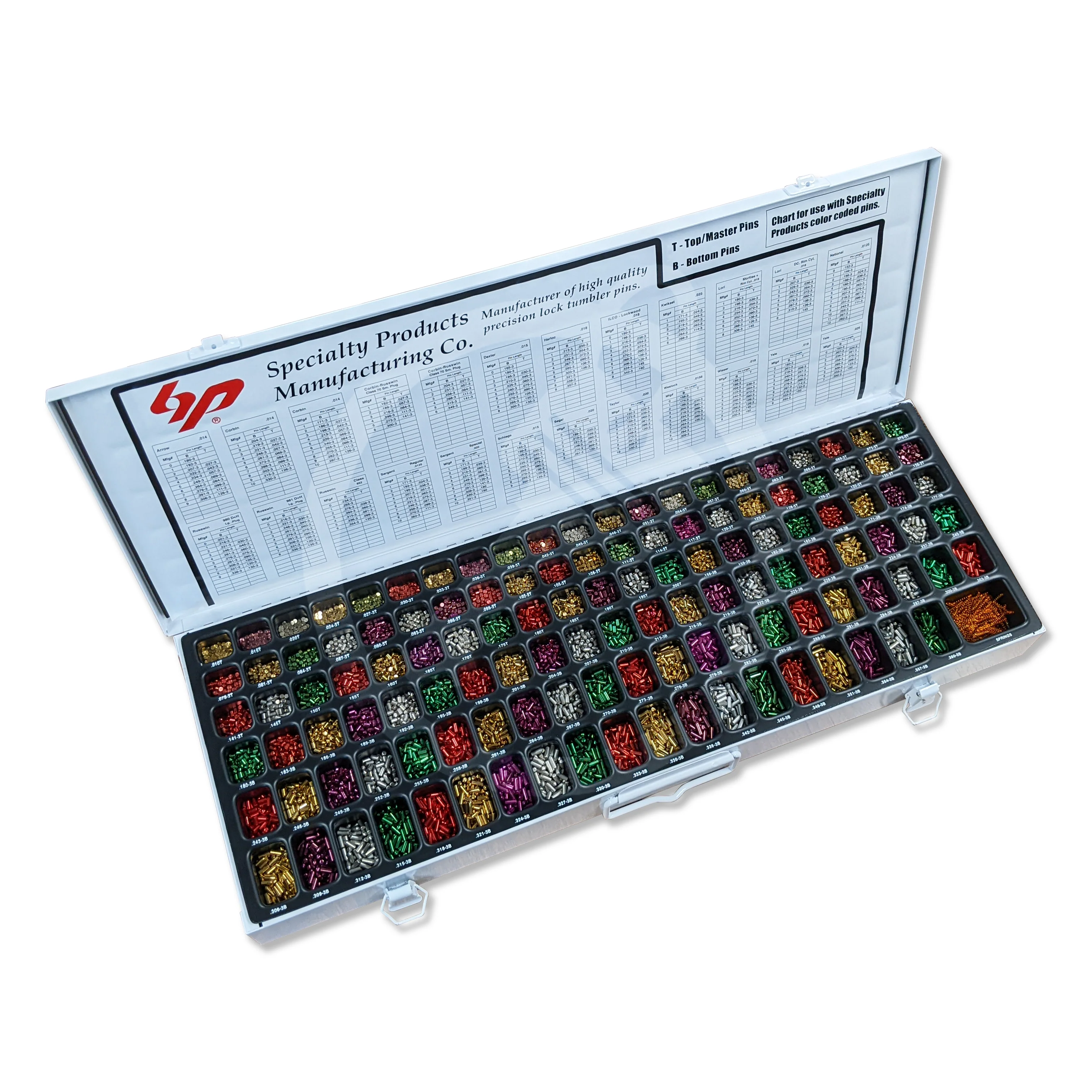 003 Universal Pinning Kit, Metal Box, Color-Coded Pins | Made in USA - Image 3