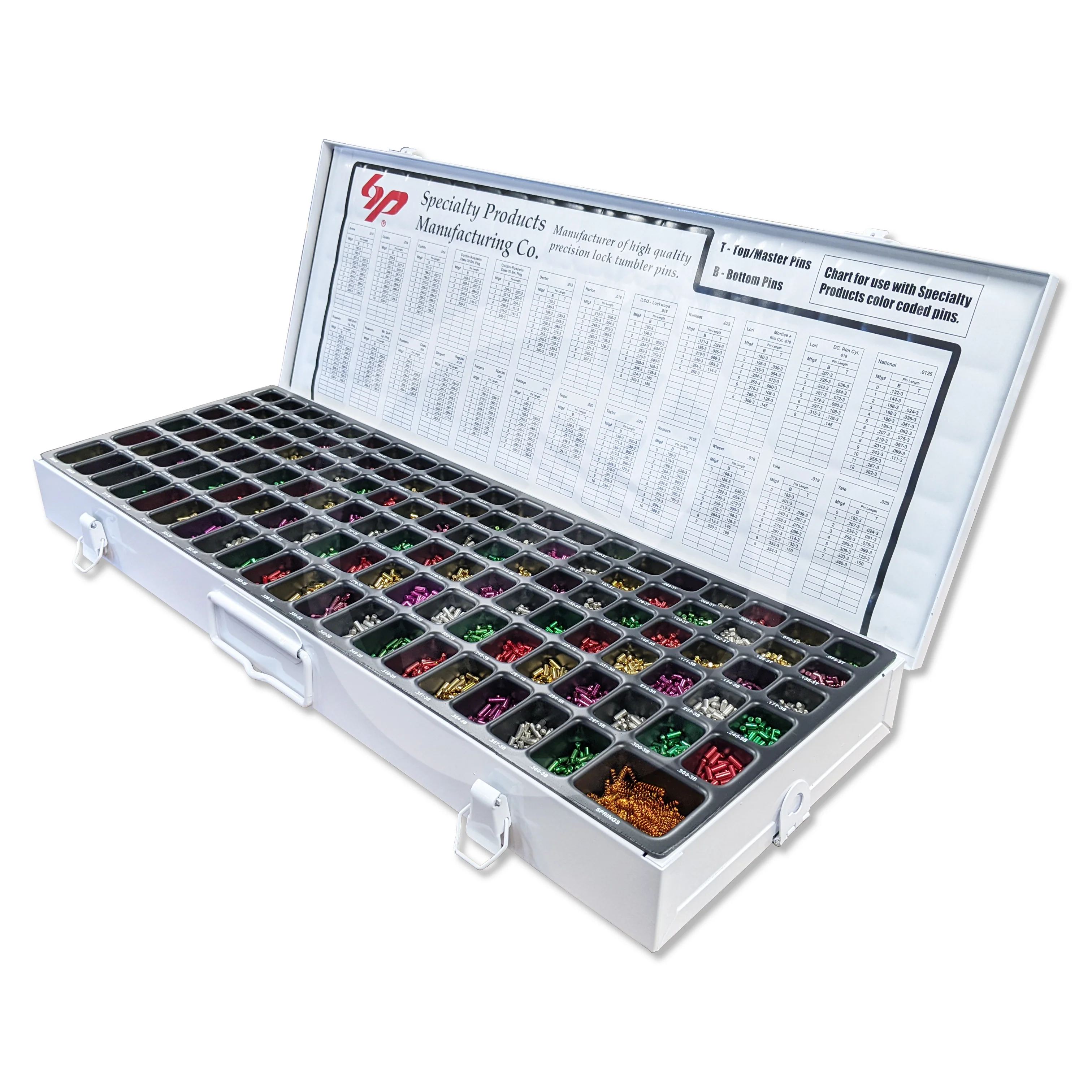 003 Universal Pinning Kit, Metal Box, Color-Coded Pins | Made in USA - Image 4