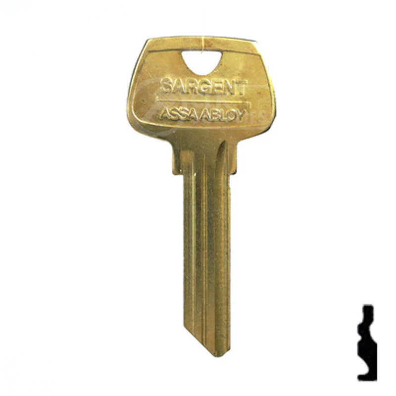 Uncut Key Blank | Sargent | 01007LB