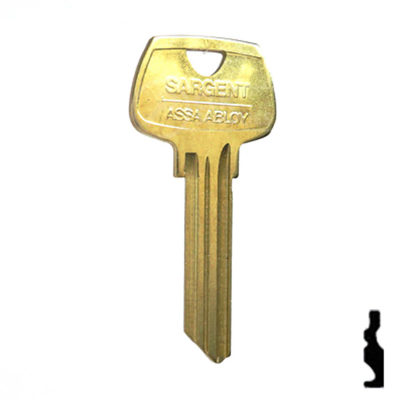 Uncut Key Blank | Sargent | 01007LB - Image 2