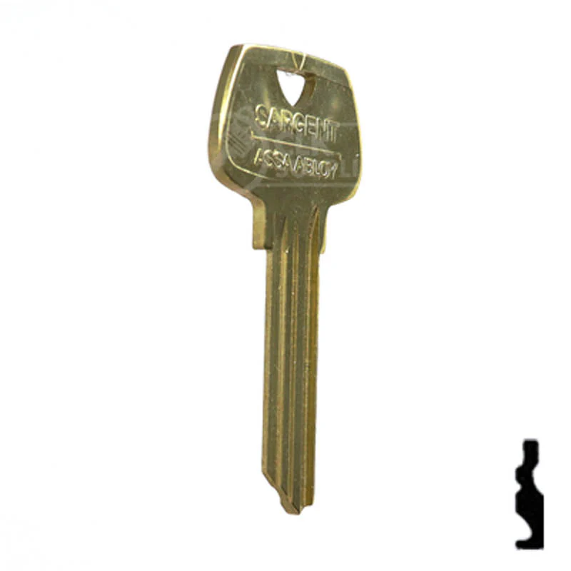 Uncut Key Blank | Sargent | 01007LB - Image 4