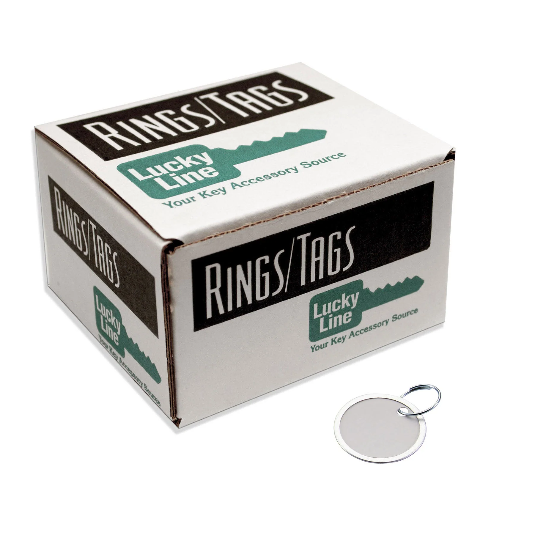 Lucky Line | 1 1/4 Paper Tag with Ring 50/bag - Image 2