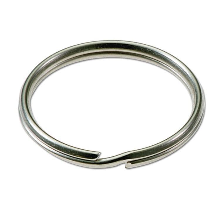 1/2" Nickel Plated Split Keyrings 100/Bag