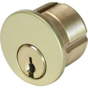 1" Mortise Cylinder Schlage SC1 (Bright Brass)