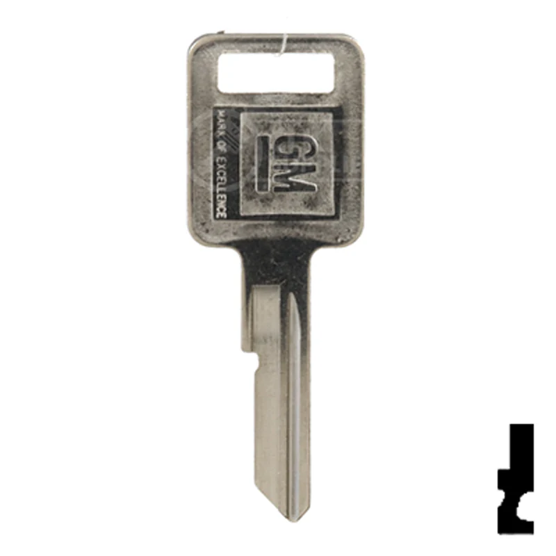 Uncut OEM Key Blank | GM | B44, P1098E