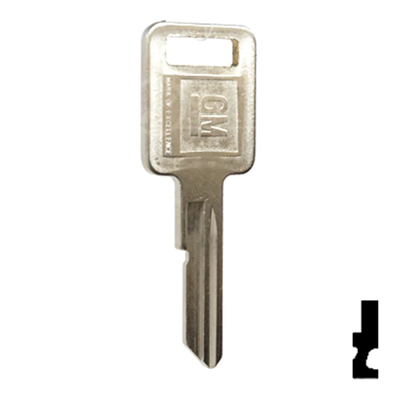Uncut OEM Key Blank | GM | B44, P1098E - Image 3