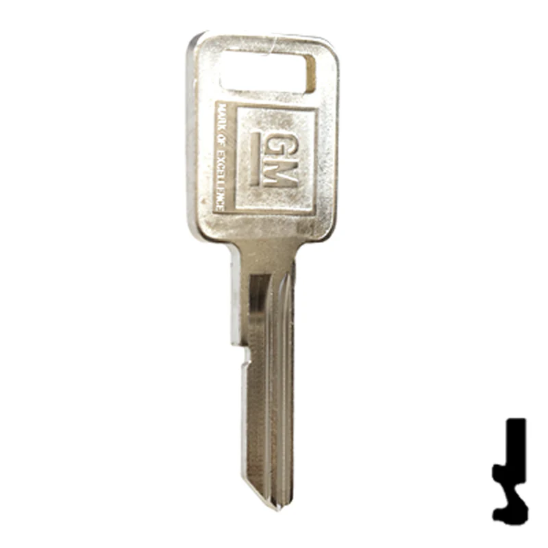 Uncut OEM Key Blank | GM | B50, P1098C - Image 3