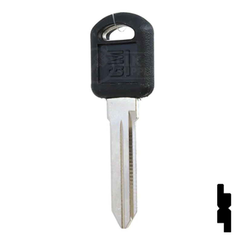 Uncut OEM Plastic Head Key Blank | GM | B92-P, P1109 - Image 11