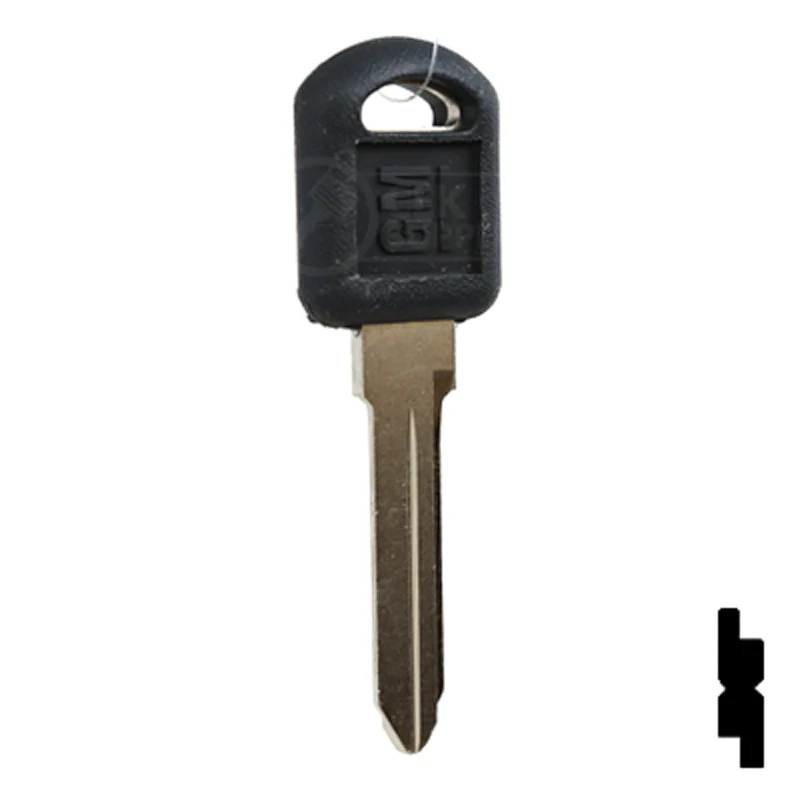 Uncut OEM Plastic Head Key Blank | GM | B92-P, P1109 - Image 3
