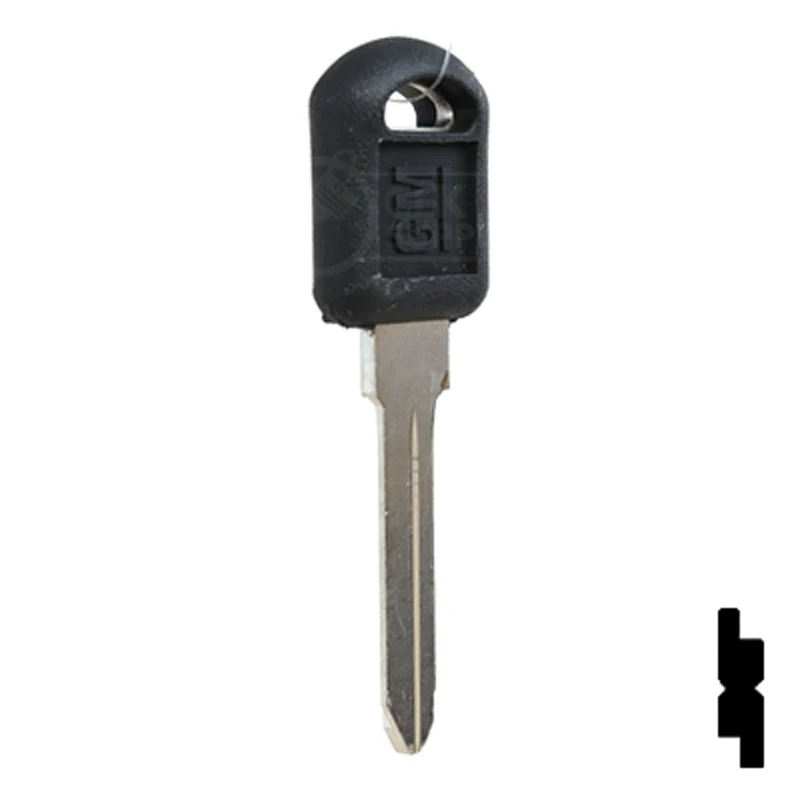 Uncut OEM Plastic Head Key Blank | GM | B92-P, P1109 - Image 4