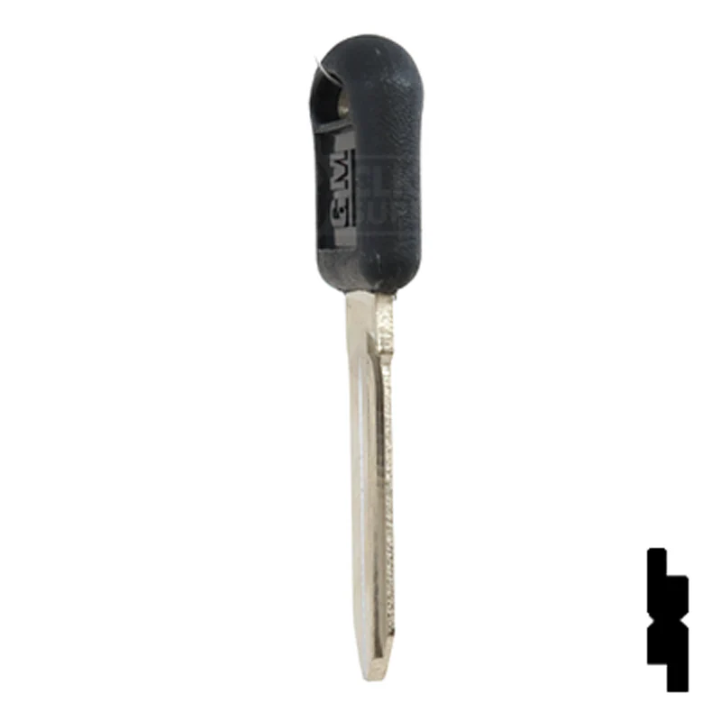 Uncut OEM Plastic Head Key Blank | GM | B92-P, P1109 - Image 8