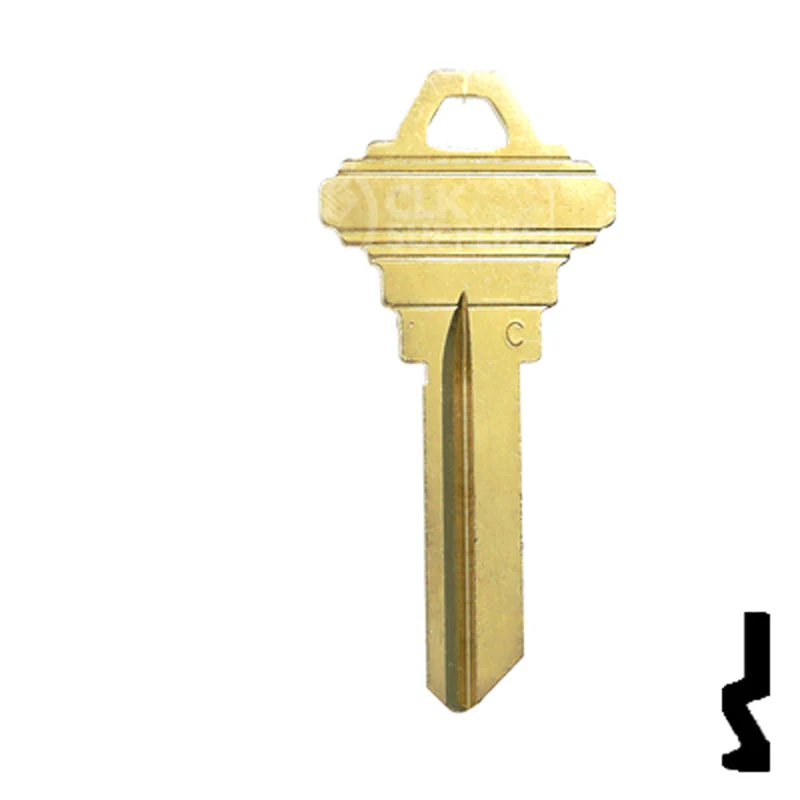 100-C, SC1 Look-A-Like Nickel Silver Key - Image 13