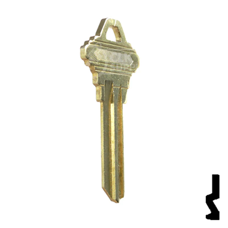 100-C, SC1 Look-A-Like Nickel Silver Key - Image 4