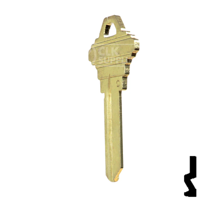 100-C, SC1 Look-A-Like Nickel Silver Key - Image 9