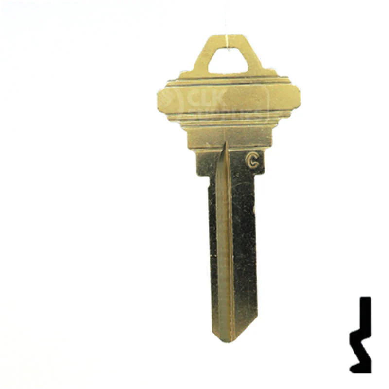 101-C, SC4 Look-A-Like Nickel Silver Key - Image 13