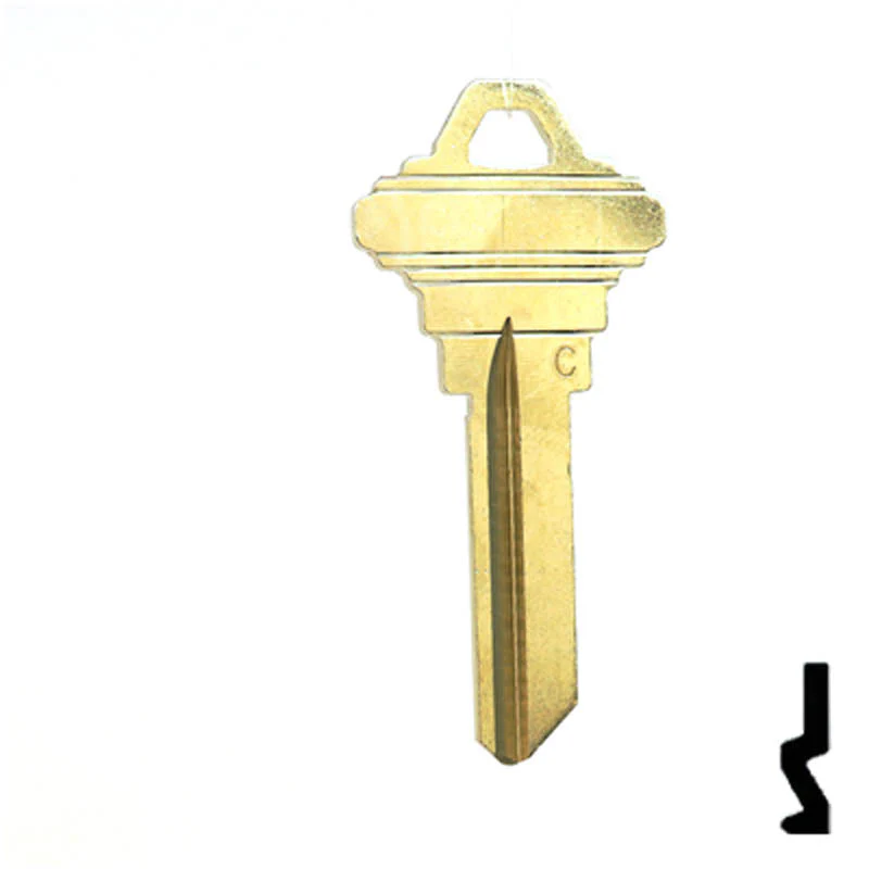 101-C, SC4 Look-A-Like Nickel Silver Key - Image 14