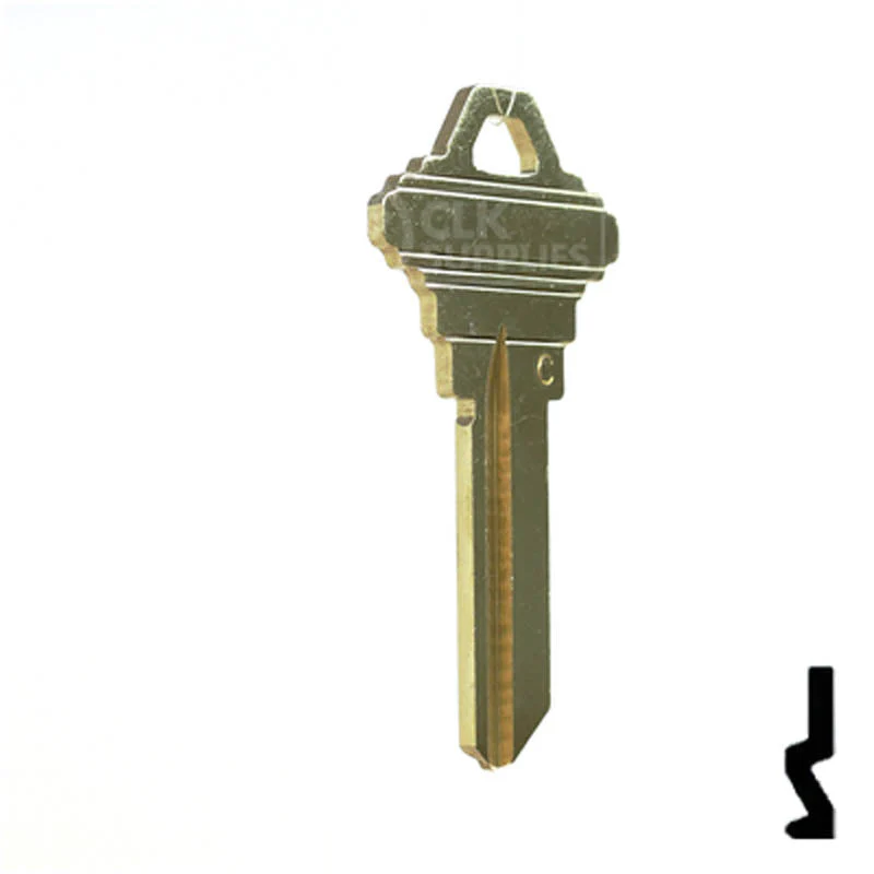 101-C, SC4 Look-A-Like Nickel Silver Key - Image 16
