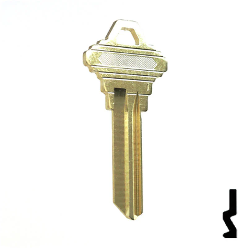 101-C, SC4 Look-A-Like Nickel Silver Key - Image 3