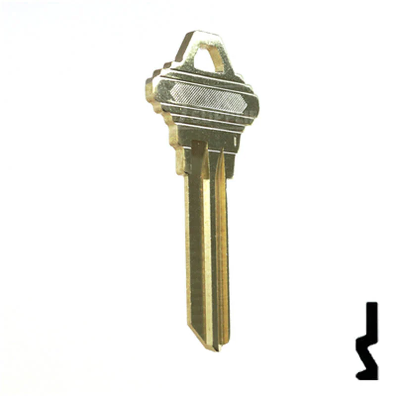 101-C, SC4 Look-A-Like Nickel Silver Key - Image 4