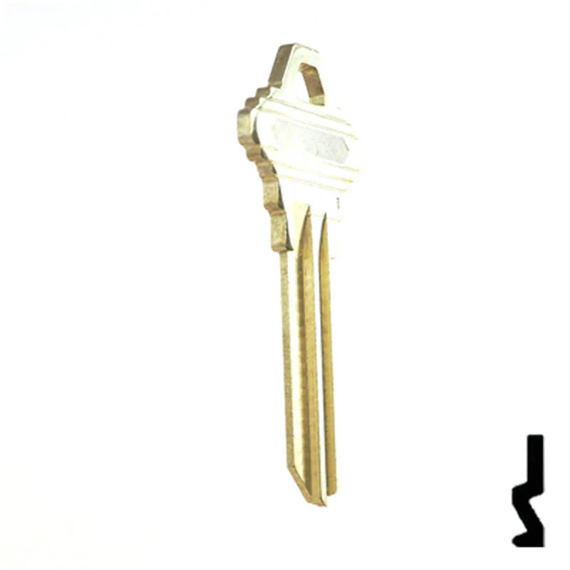 101-C, SC4 Look-A-Like Nickel Silver Key - Image 5