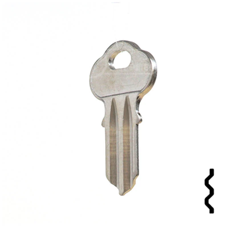 Uncut Key Blank | Chicago | 1041N - Image 10