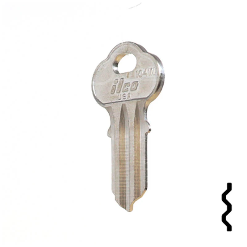 Uncut Key Blank | Chicago | 1041N - Image 22