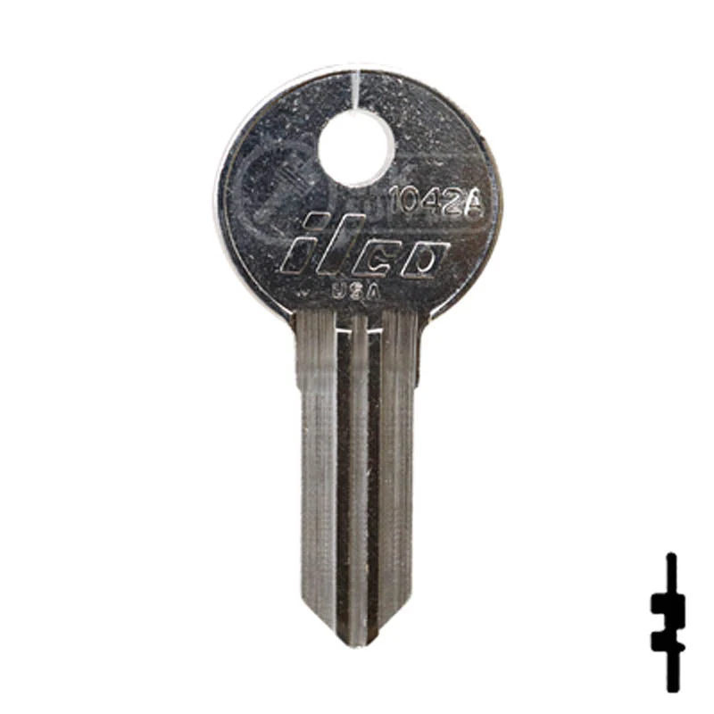 Uncut Key Blank | Illinois, Stack-On | 1042A