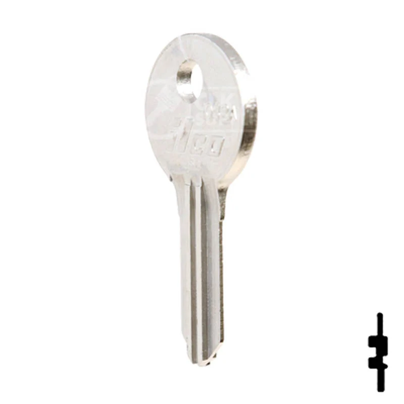 Uncut Key Blank | Illinois, Stack-On | 1042A - Image 22