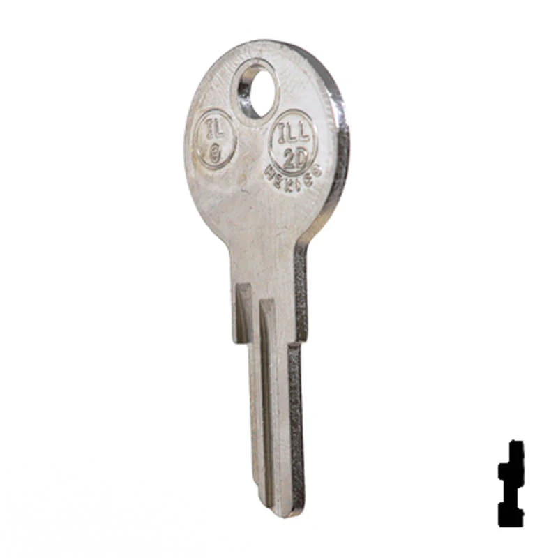 Uncut Key Blank | Illinois | 1043B, IL9 - Image 10