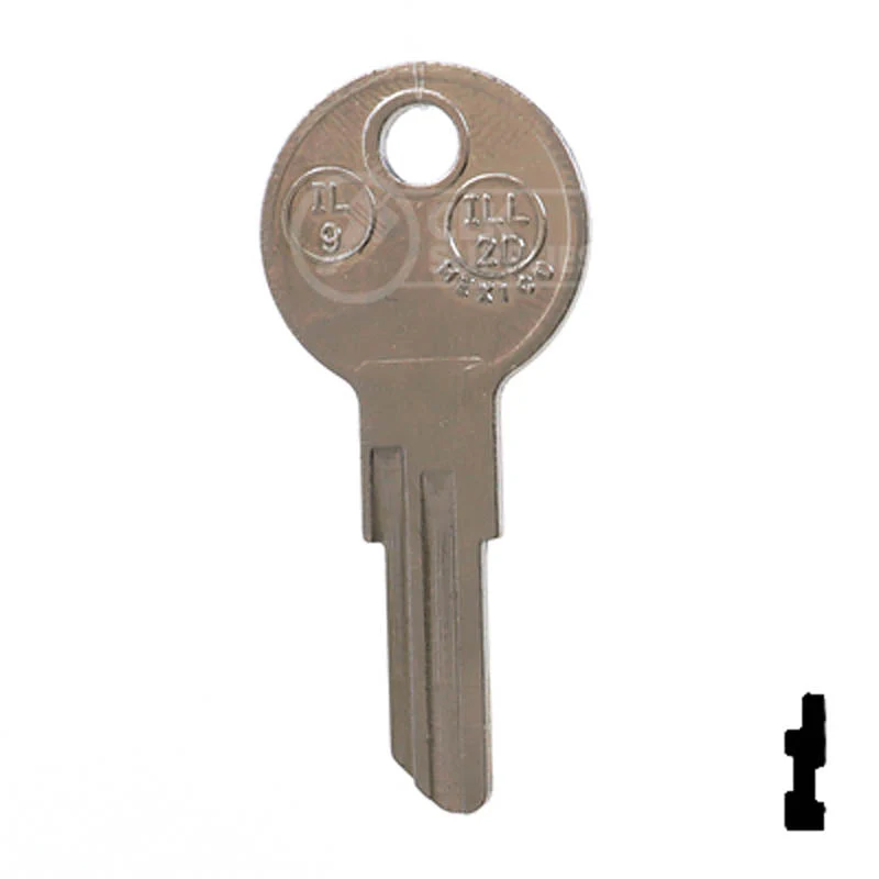 Uncut Key Blank | Illinois | 1043B, IL9 - Image 12