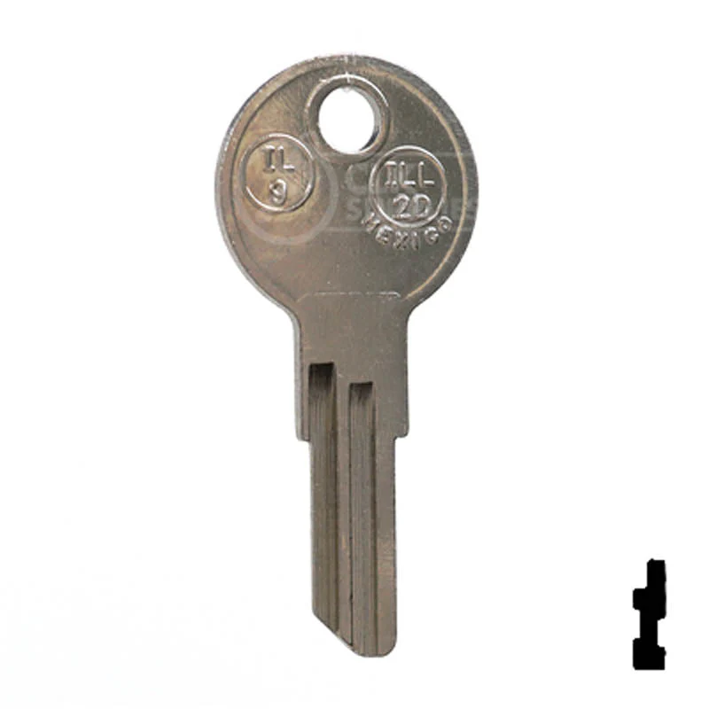 Uncut Key Blank | Illinois | 1043B, IL9 - Image 14