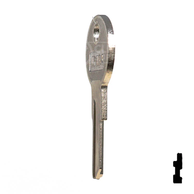 Uncut Key Blank | Illinois | 1043B, IL9 - Image 20