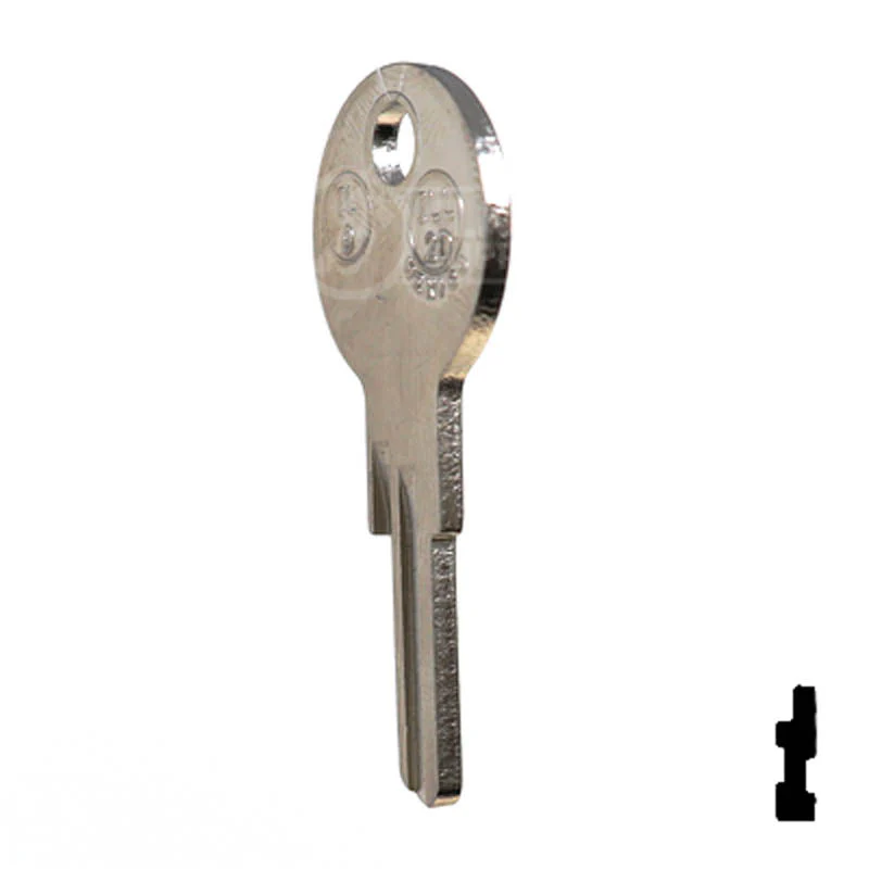 Uncut Key Blank | Illinois | 1043B, IL9 - Image 9