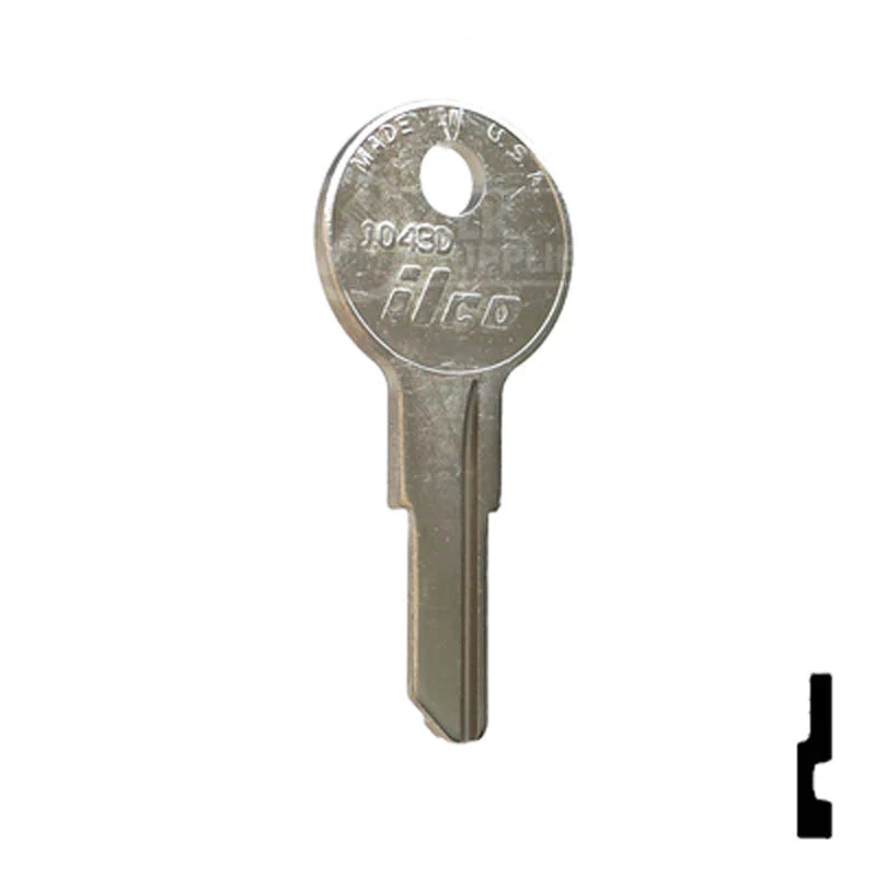 Uncut Key Blank | Illinois | 1043D, IL260 - Image 3