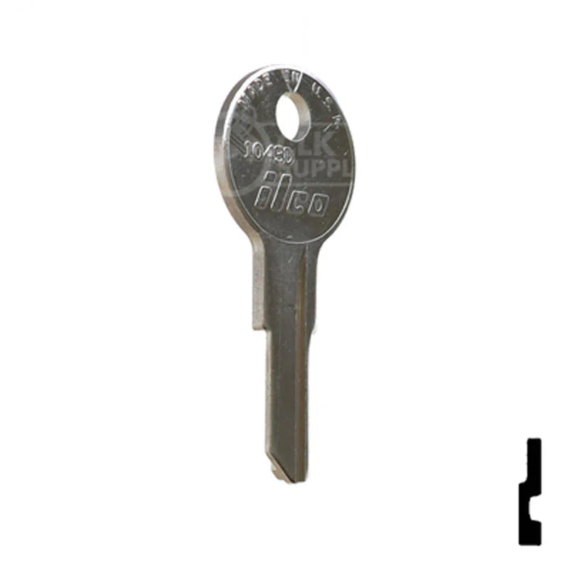 Uncut Key Blank | Illinois | 1043D, IL260 - Image 4