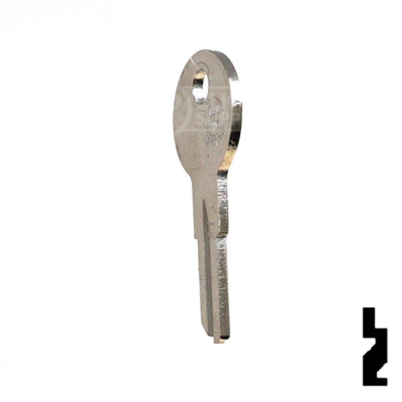 Uncut Key Blank | Illinois | 1043E - Image 9