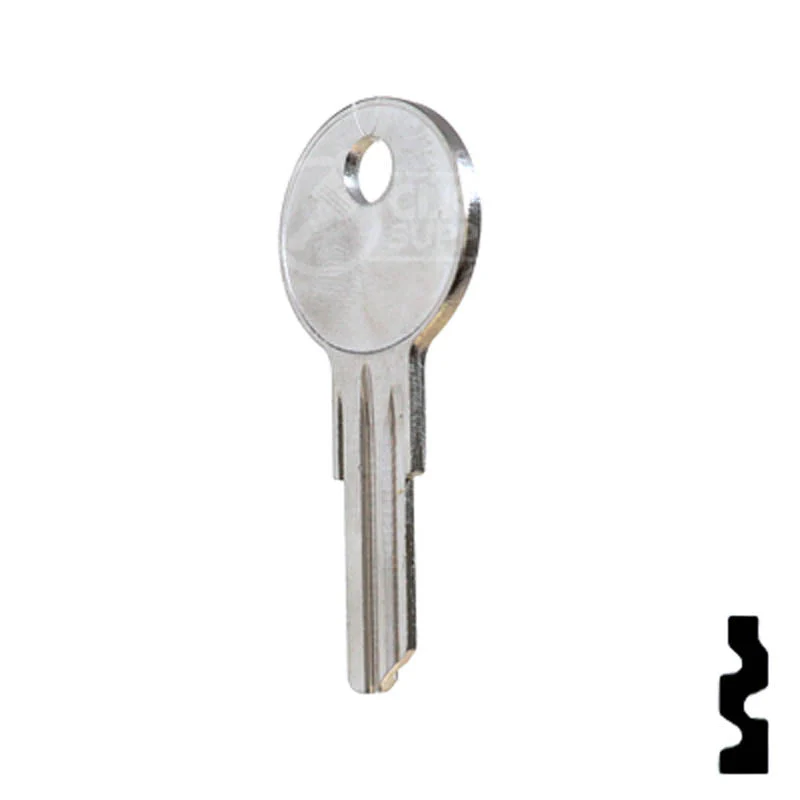 Uncut Key Blank | Illinois, Eberhard | 1043F - Image 10