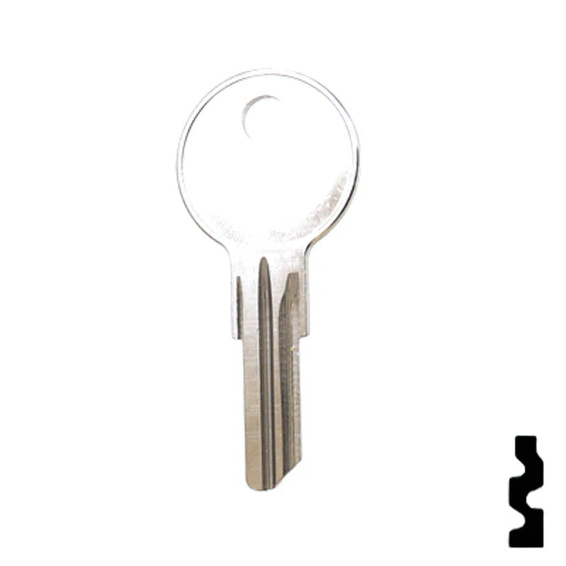 Uncut Key Blank | Illinois, Eberhard | 1043F - Image 12