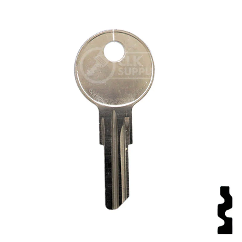 Uncut Key Blank | Illinois, Eberhard | 1043F - Image 13