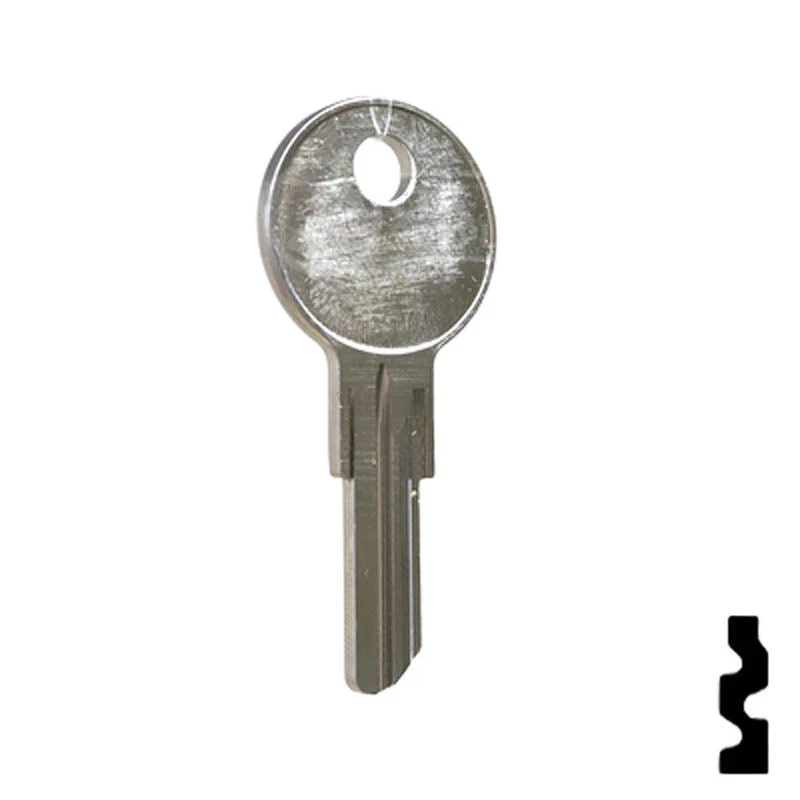 Uncut Key Blank | Illinois, Eberhard | 1043F - Image 15