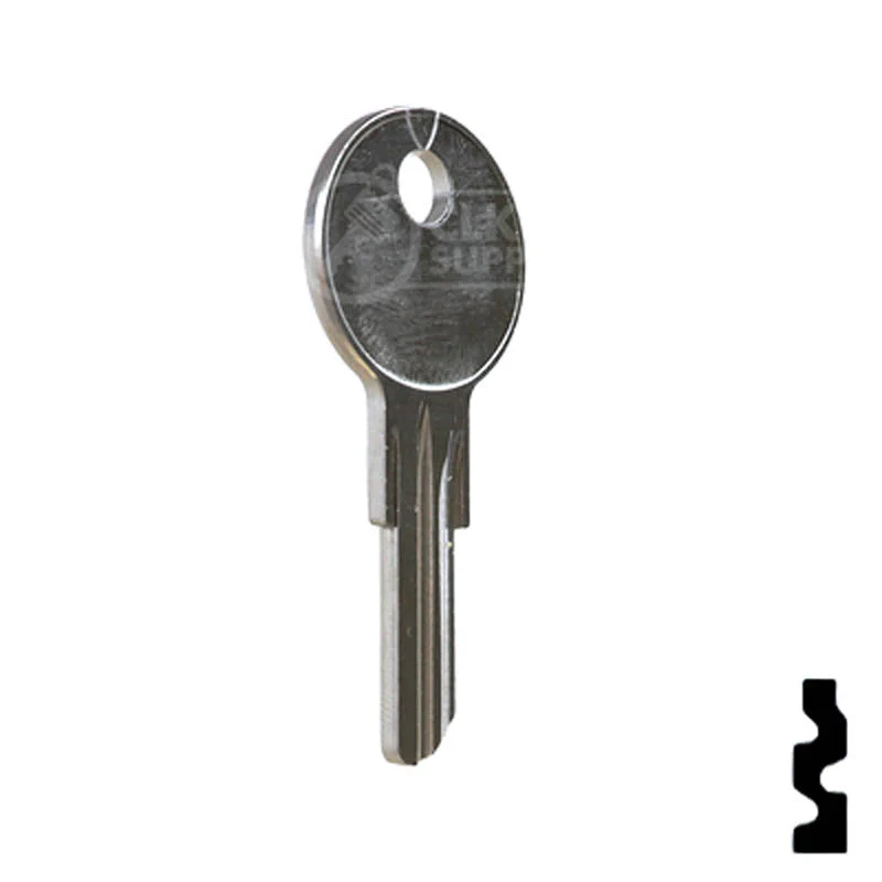 Uncut Key Blank | Illinois, Eberhard | 1043F - Image 16