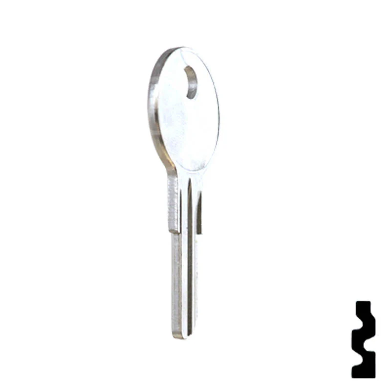 Uncut Key Blank | Illinois, Eberhard | 1043F - Image 17