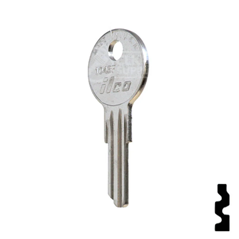 Uncut Key Blank | Illinois, Eberhard | 1043F - Image 22