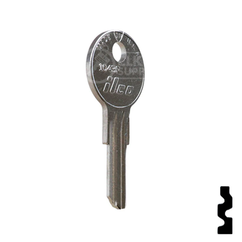 Uncut Key Blank | Illinois, Eberhard | 1043F - Image 4