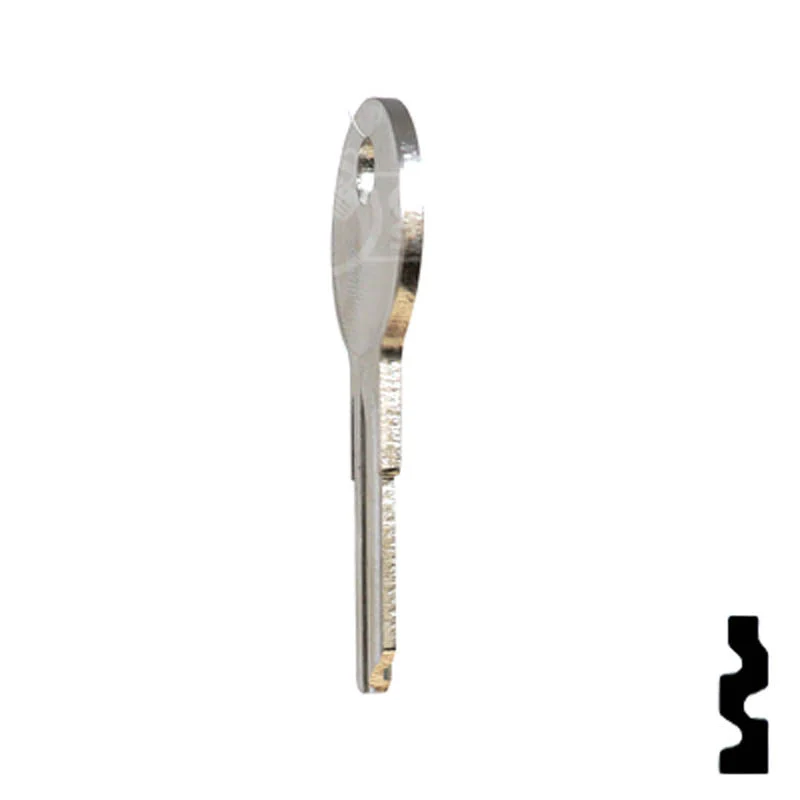 Uncut Key Blank | Illinois, Eberhard | 1043F - Image 8