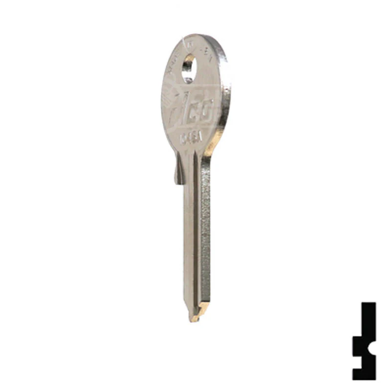 Uncut Key Blank | American, Master Padlock | 1046A - Image 21