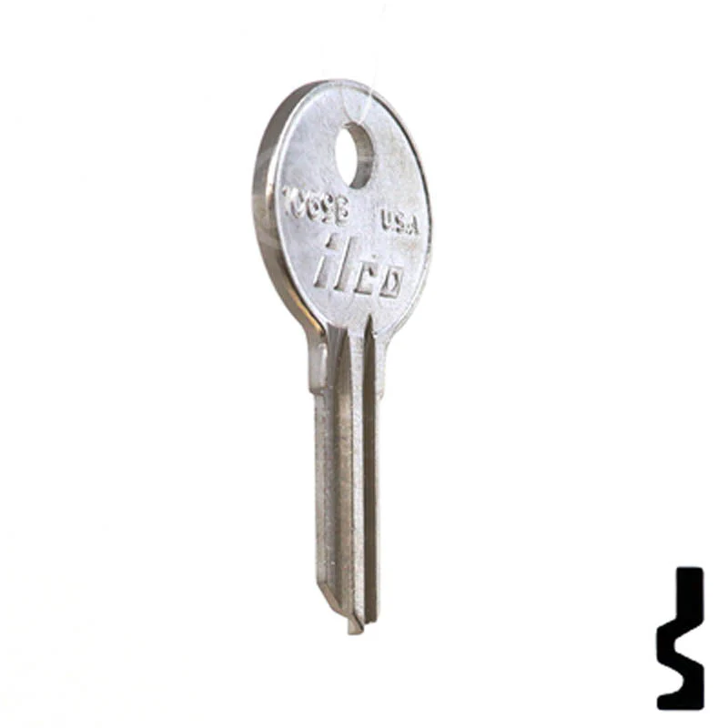 Uncut Key Blank | National Cabinet | 1069B - Image 5