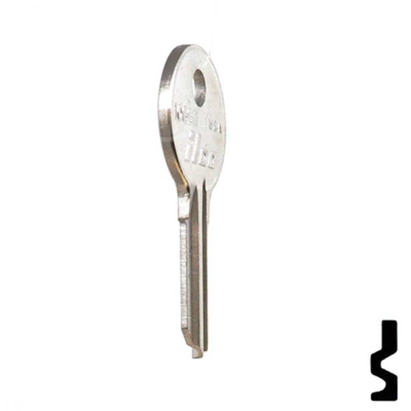 Uncut Key Blank | National Cabinet | 1069B - Image 6