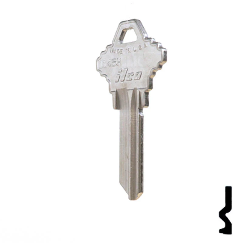 Uncut Key Blank | Schlage | 1145H - Image 22