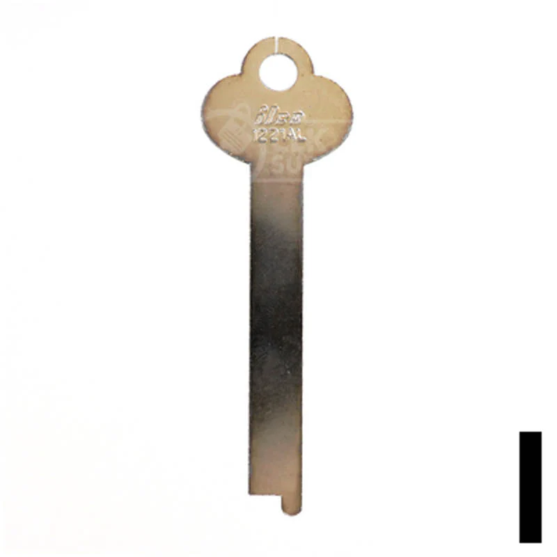 Uncut Key Blank Flat Steel | 1221AL - Image 2